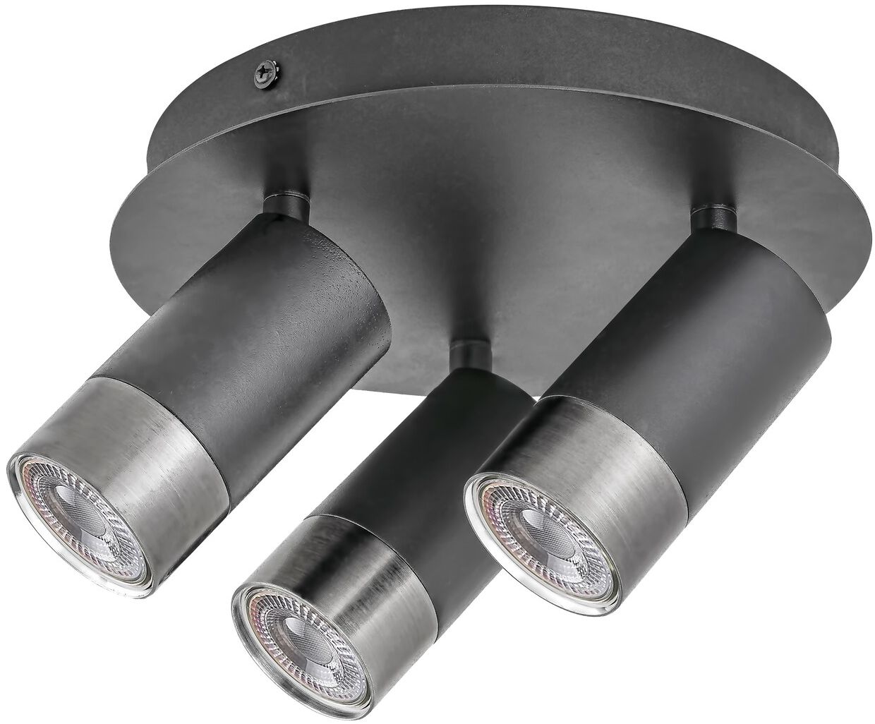Rabalux Zircon mennyezeti lámpa 3x5 W fekete-ezüst 5071