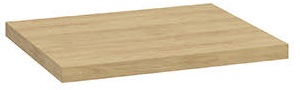 Defra Compose szekrény feletti pult 130.4x40.2 cm tölgy 001-F-13001
