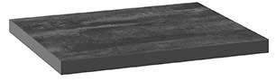 Defra Compose szekrény feletti pult 120.4x46 cm fekete 001-F-12009