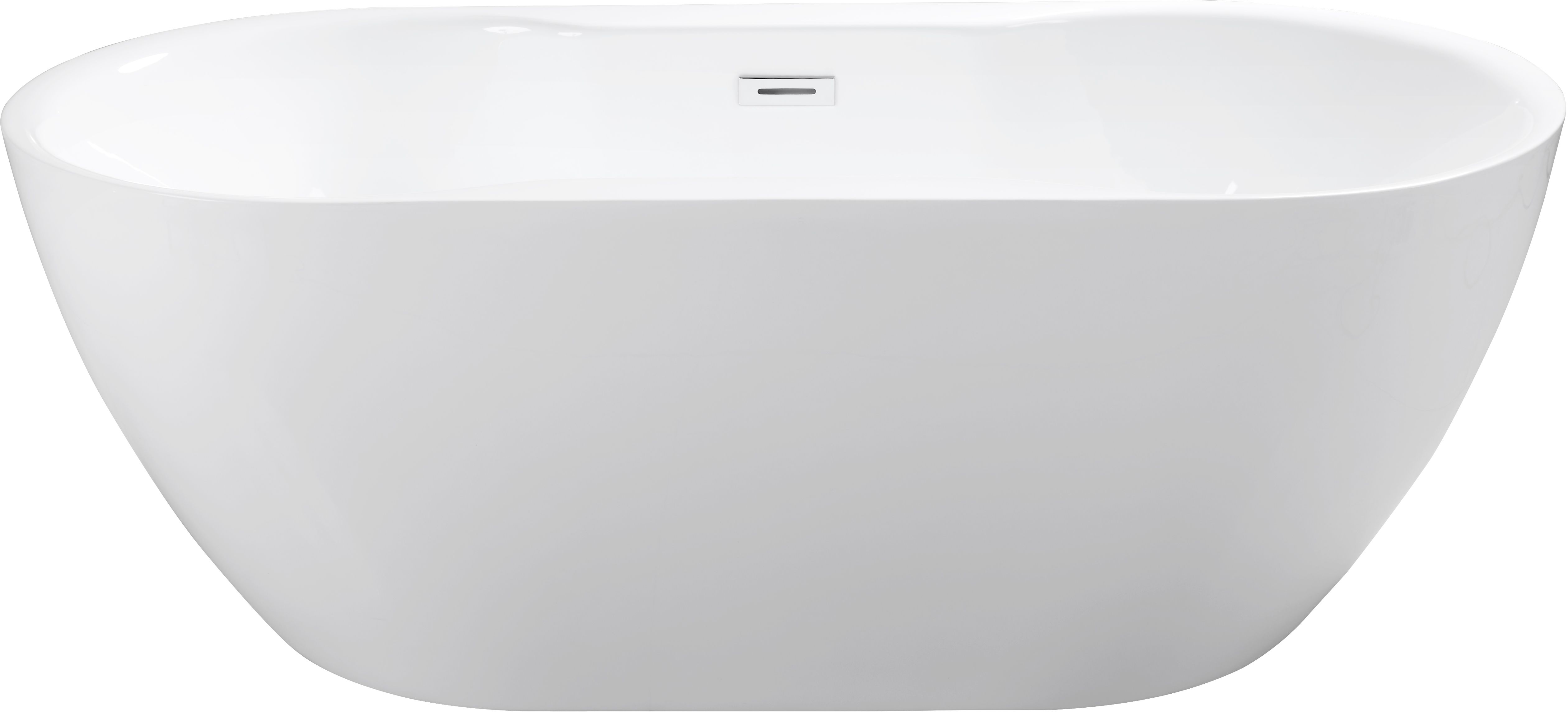 Besco Navia térben álló kád 140x75 cm ovális fehér #WAS-140-N