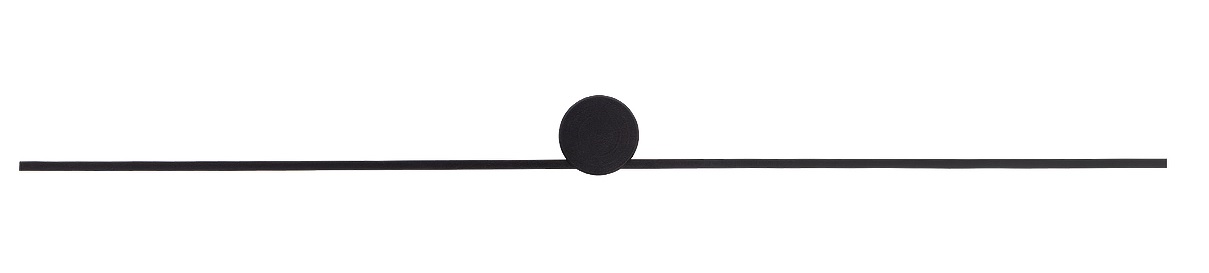 Nowodvorski Lighting Pin oldalfali lámpa 1x10 W fekete 8128