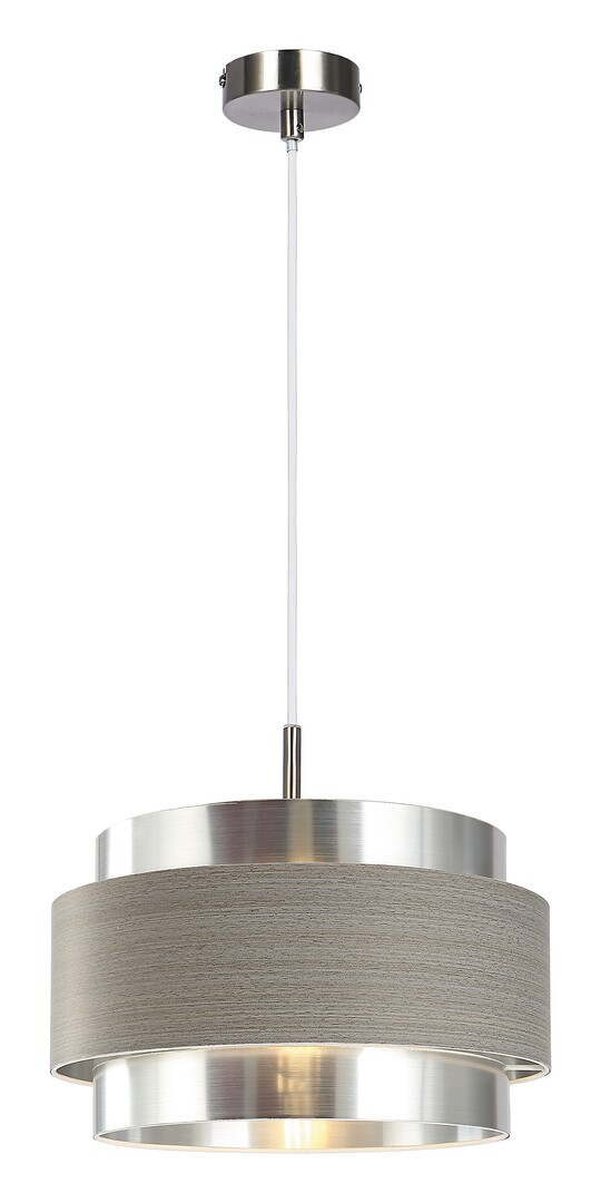Rabalux Basil függőlámpa 1x40 W króm-szürke/hamvas 5383