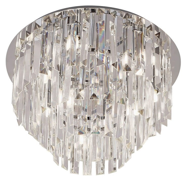 MaxLight Monaco mennyezeti lámpa x40 W króm-átlátszó C0136