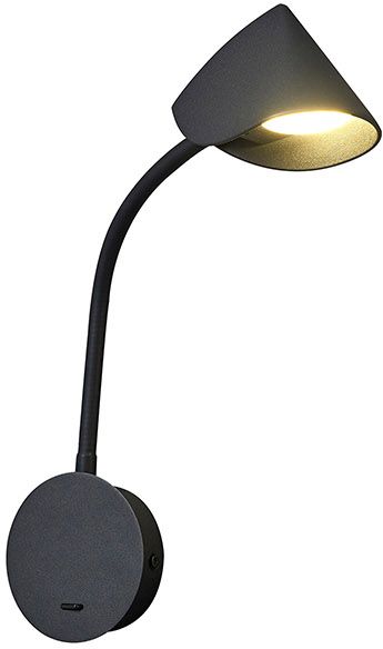 Mantra Goa oldalfali lámpa 1x7.5 W fekete 7721