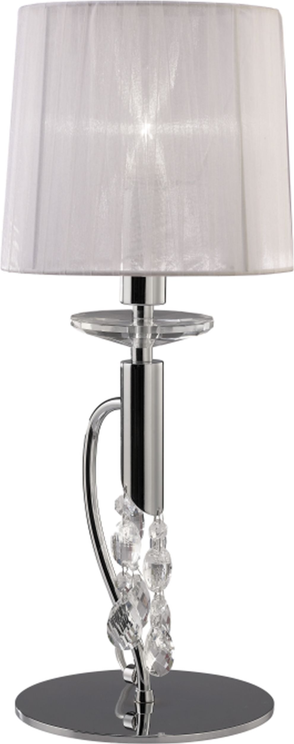 Mantra Tiffany asztali lámpa 2x W fehér-króm 3868