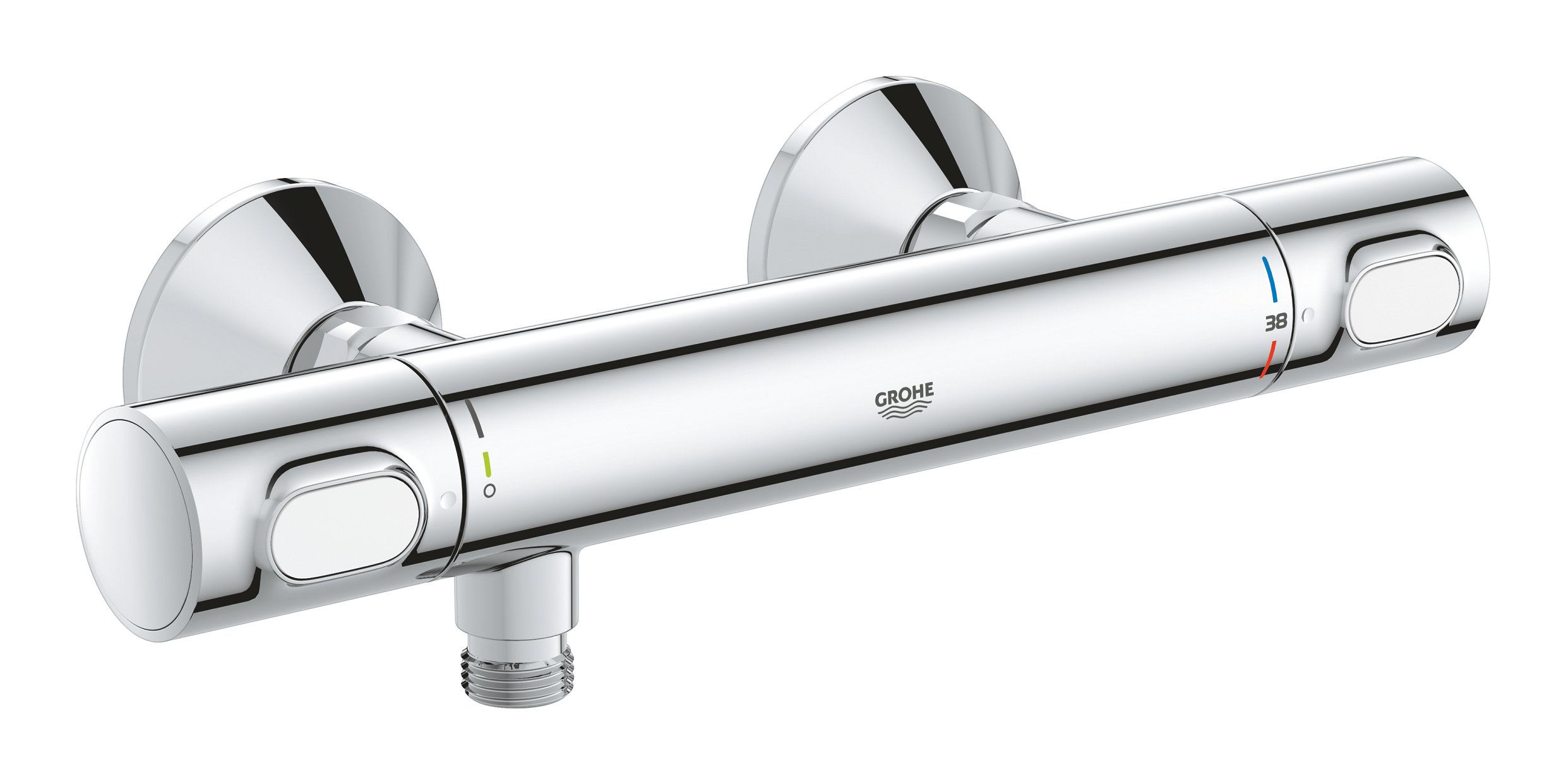 Grohe Precision zuhanycsaptelep fal z termosztáttal króm 34840000