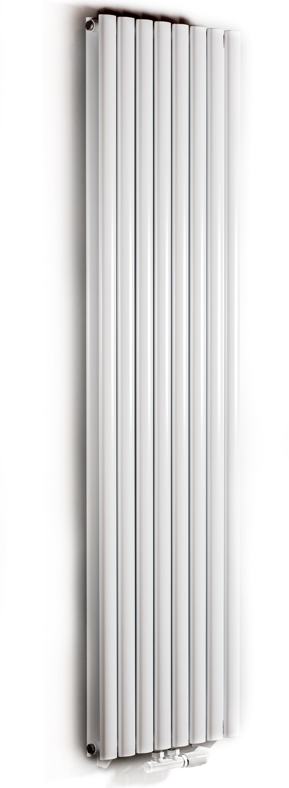 Luxrad Fortuna Podwójna dekoratív radiátor 200x41 cm podłączenie alsó fehér FORP20004109003ZDC