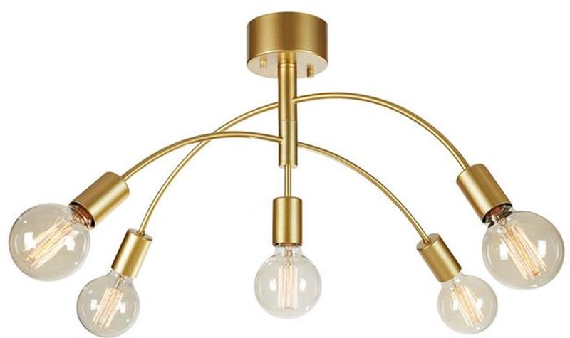 Markslöjd Cygnus függőlámpa 5x40 W arany 108285