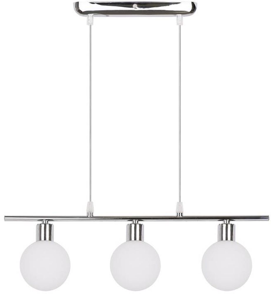 Candellux Oden függőlámpa 3x40 W fehér-króm 33-03263