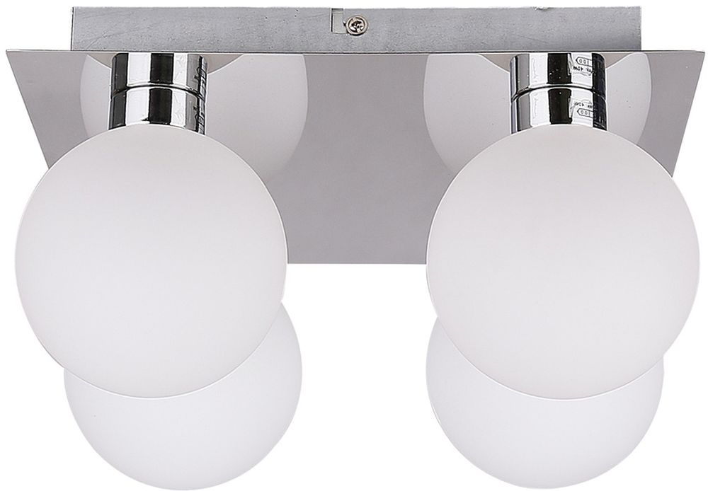 Candellux Oden mennyezeti lámpa 4x40 W fehér-króm 98-03256