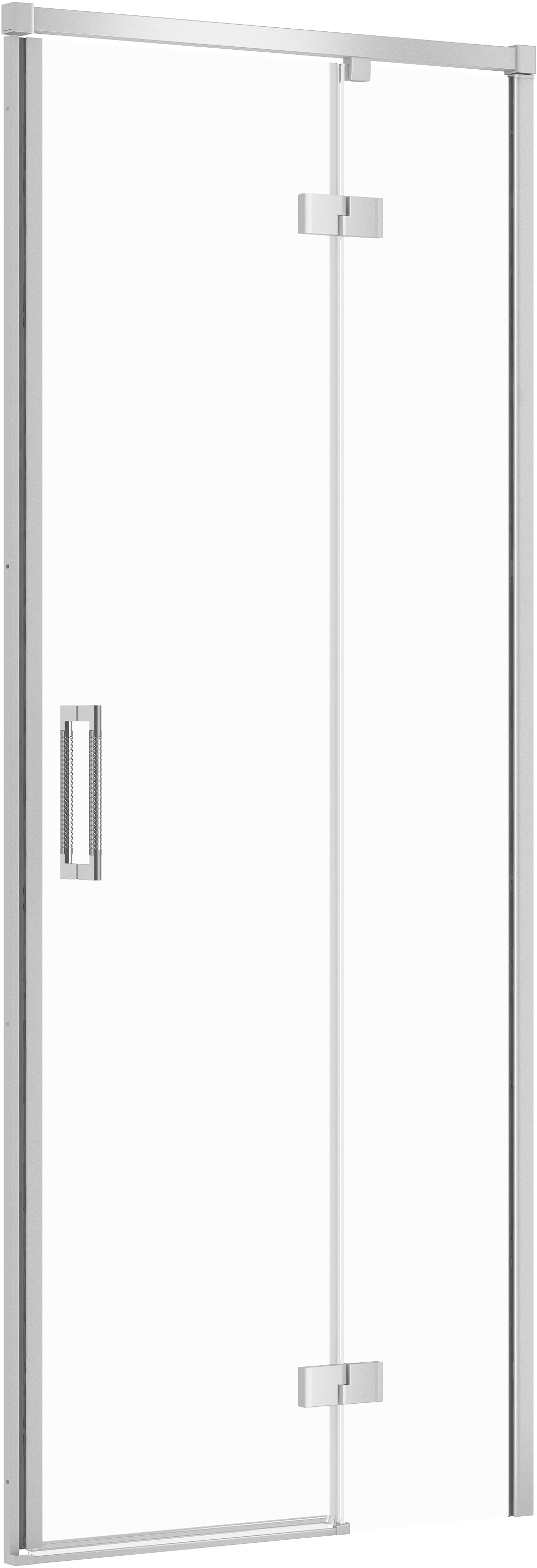 Cersanit Larga zuhanyajtók 80 cm dönthető króm fényes/átlátszó üveg S932-115