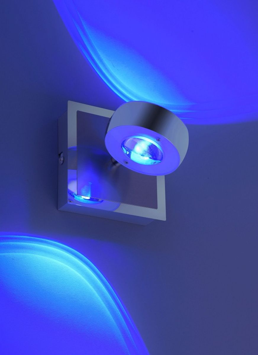 Just Light Lola Smart Opti oldalfali lámpa 2x3 W acél 12471-55