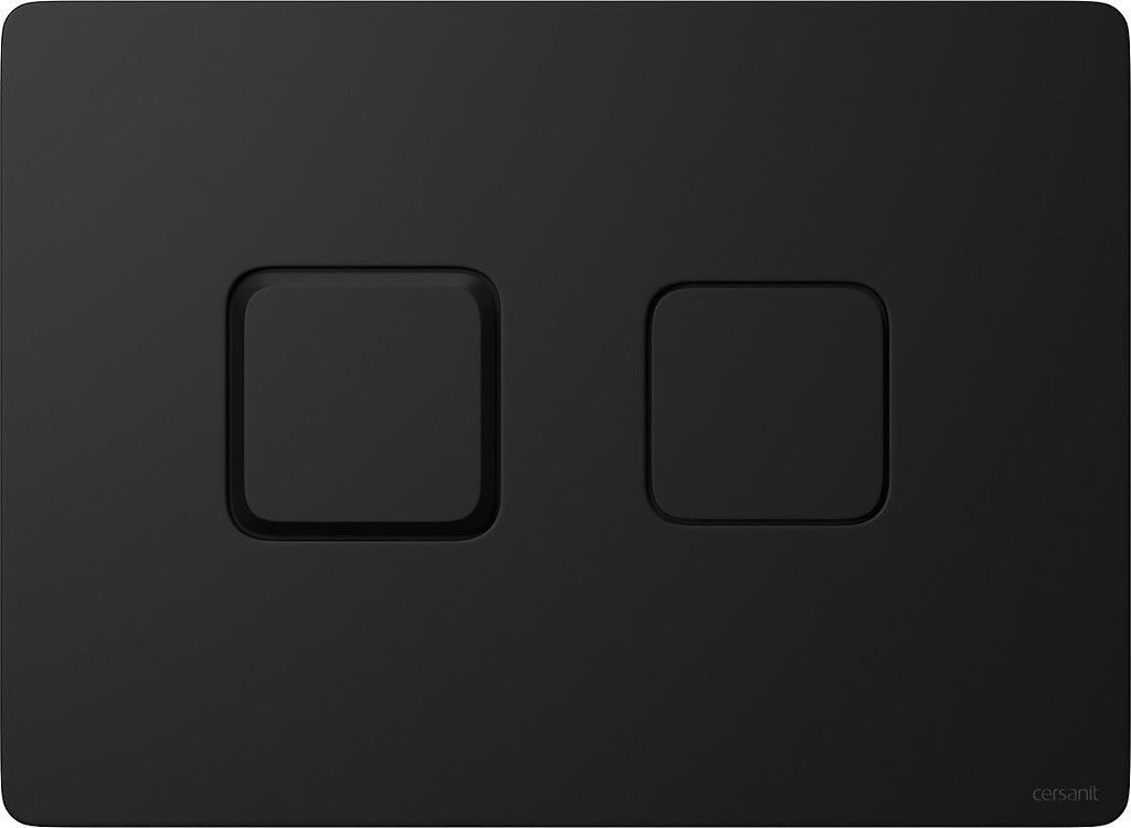 Cersanit Accento Square öblítő gomb WC-hez fekete K97-426