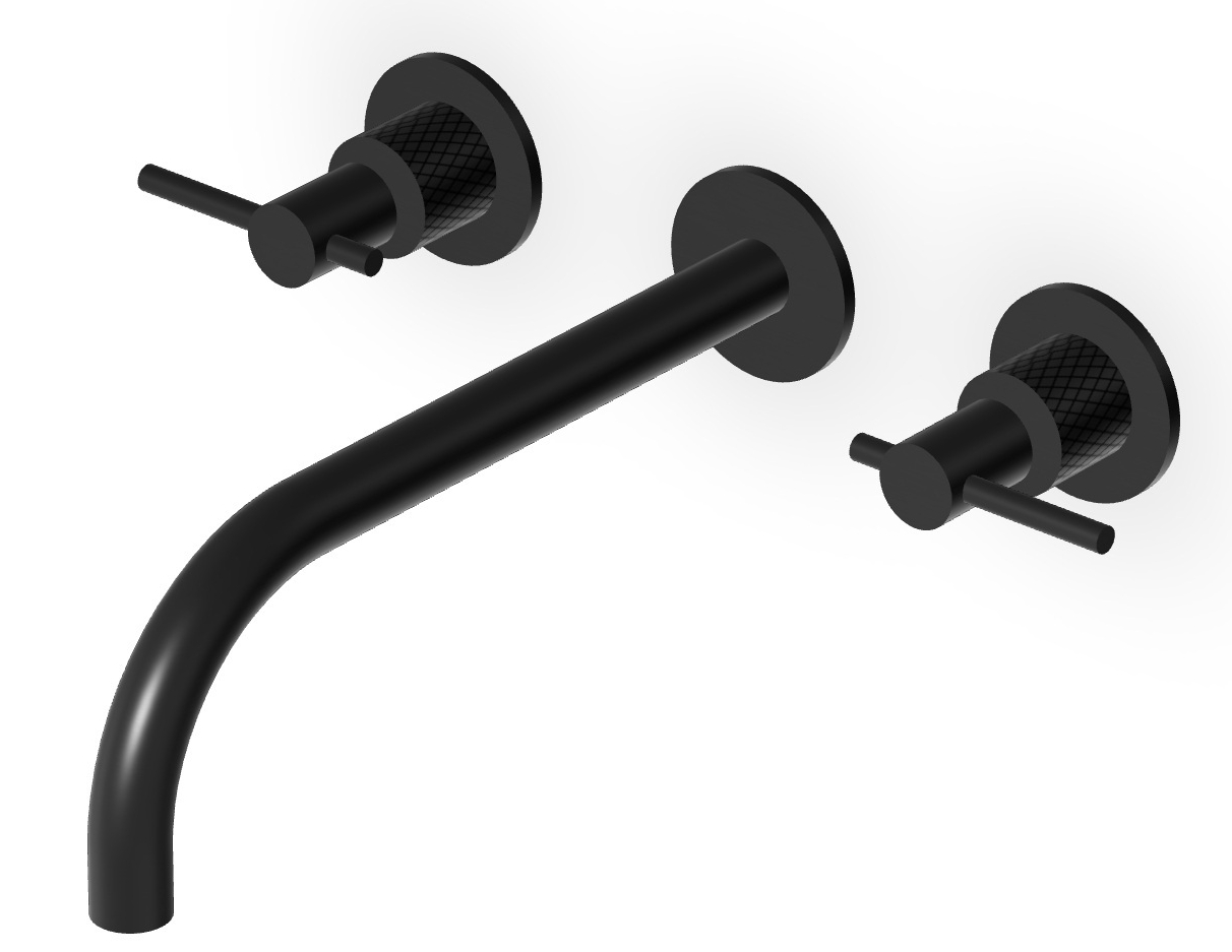 Zucchetti Helm mosdócsaptelep süllyesztett fekete ZHL761.XP81G3