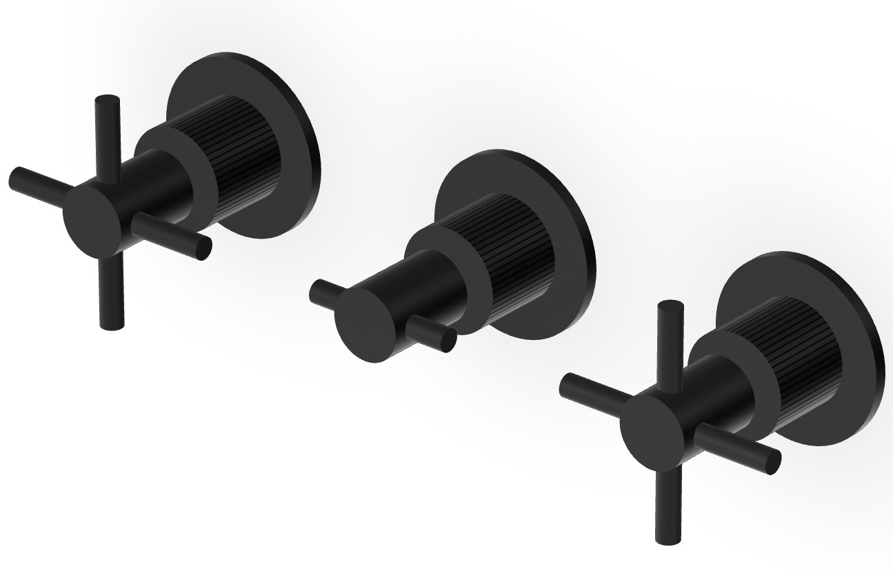 Zucchetti Helm mosdócsaptelep süllyesztett fekete ZHM695.XP81G2