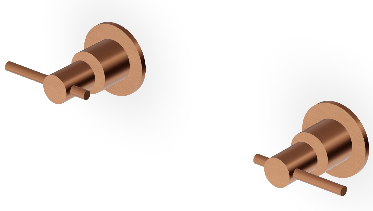 Zucchetti Helm zuhanycsaptelep süllyesztett réz ZHL738.XP91