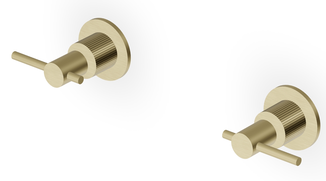 Zucchetti Helm zuhanycsaptelep süllyesztett arany ZHL738.XP31G2