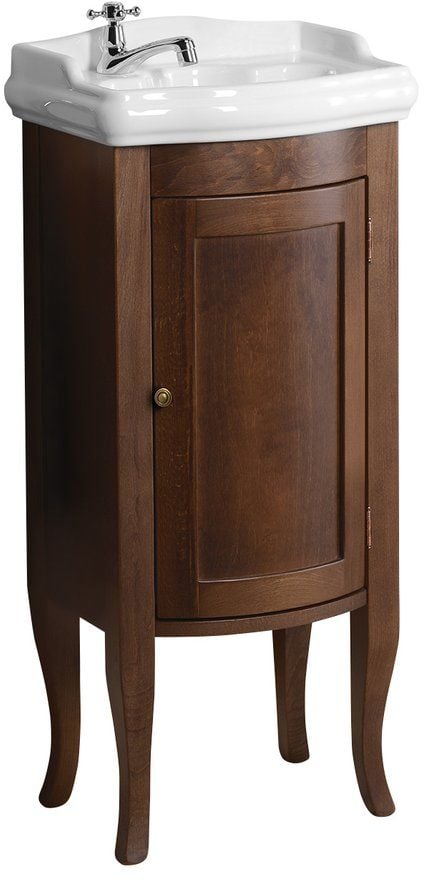 Sapho Retro szekrény 36.5x28x85 cm mosdó alatt álló bükkfa 1640
