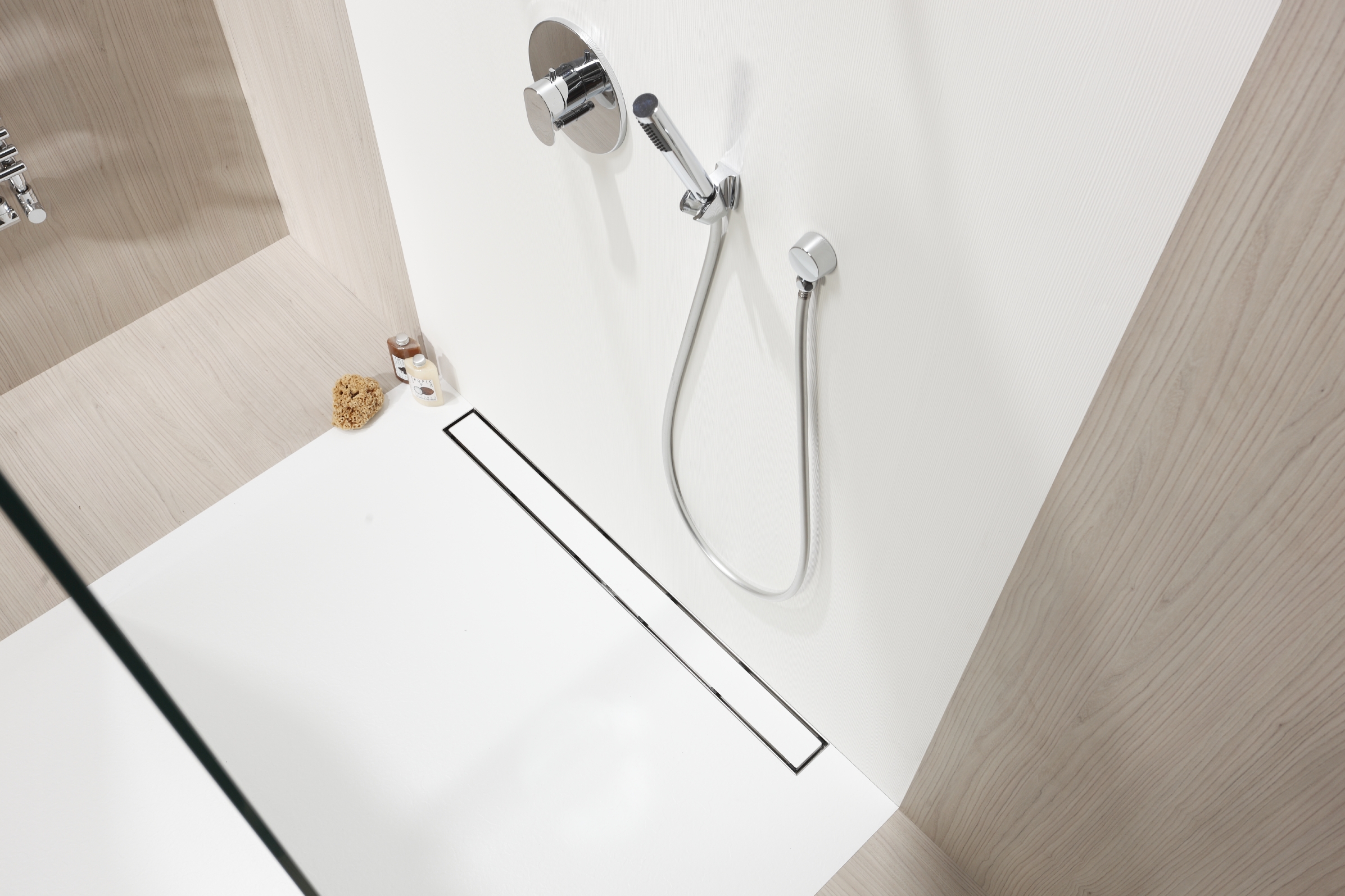 ACO ShowerDrain C lineáris lefolyó rács 118.5 cm acél 9010.88.87