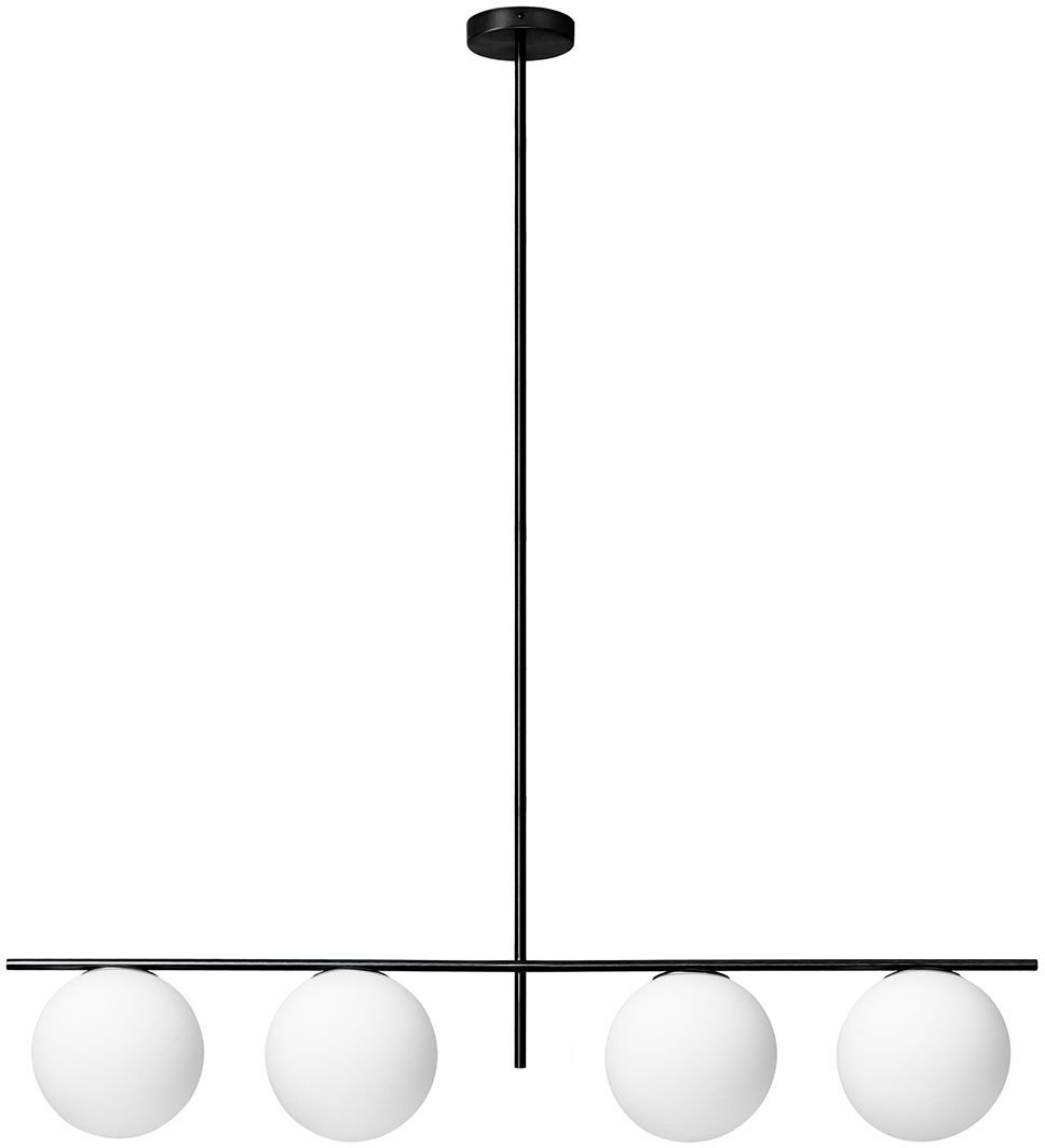 Miloox Jugen Black mennyezeti lámpa 4x40 W fehér-fekete 1744.204