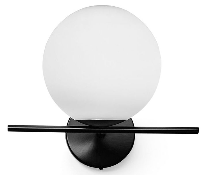 Miloox Jugen Black oldalfali lámpa 1x40 W fehér-fekete 1744.207