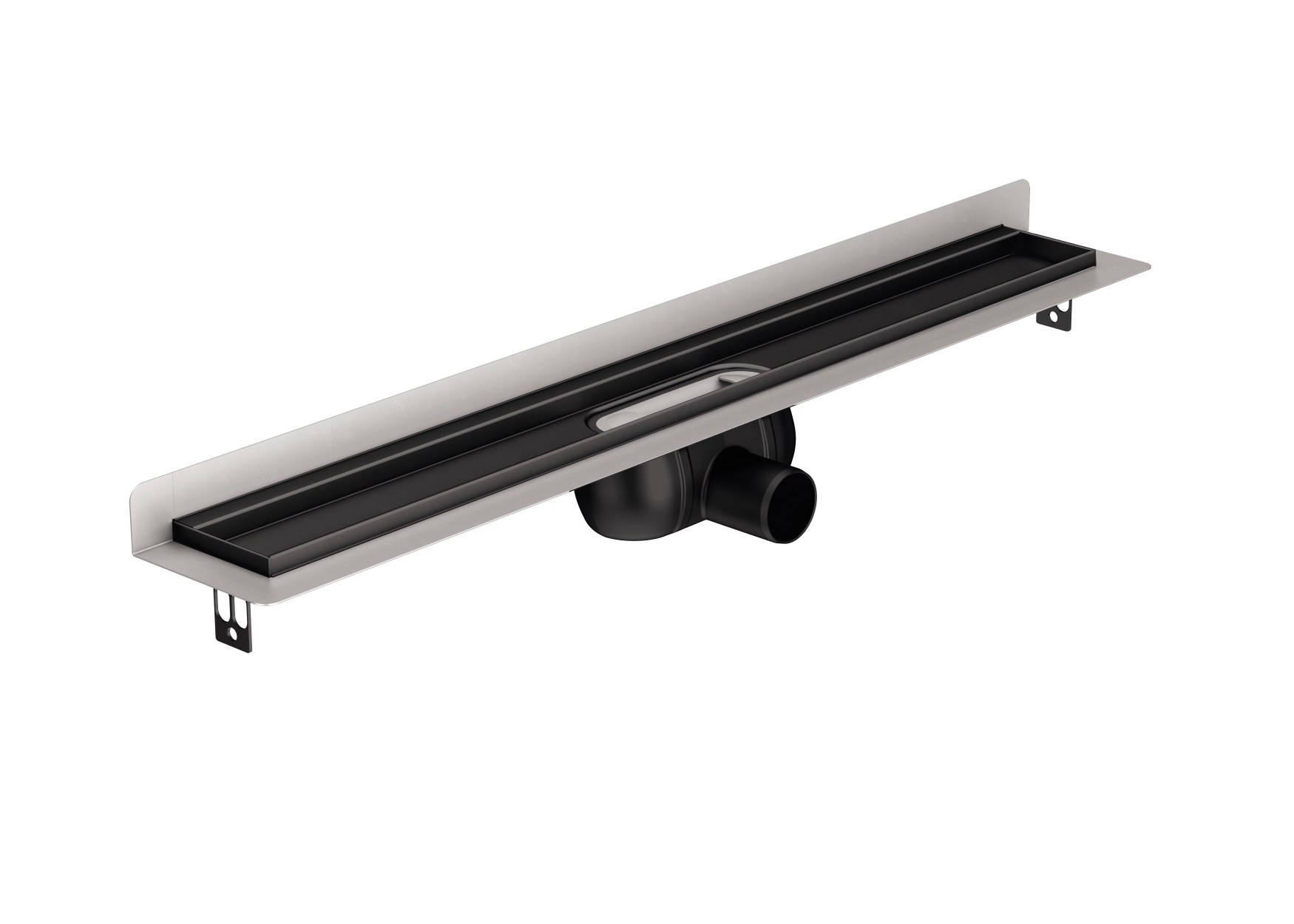 ACO ShowerDrain C Black lineáris lefolyó ráccsal 78.5 cm fekete 9010.91.16