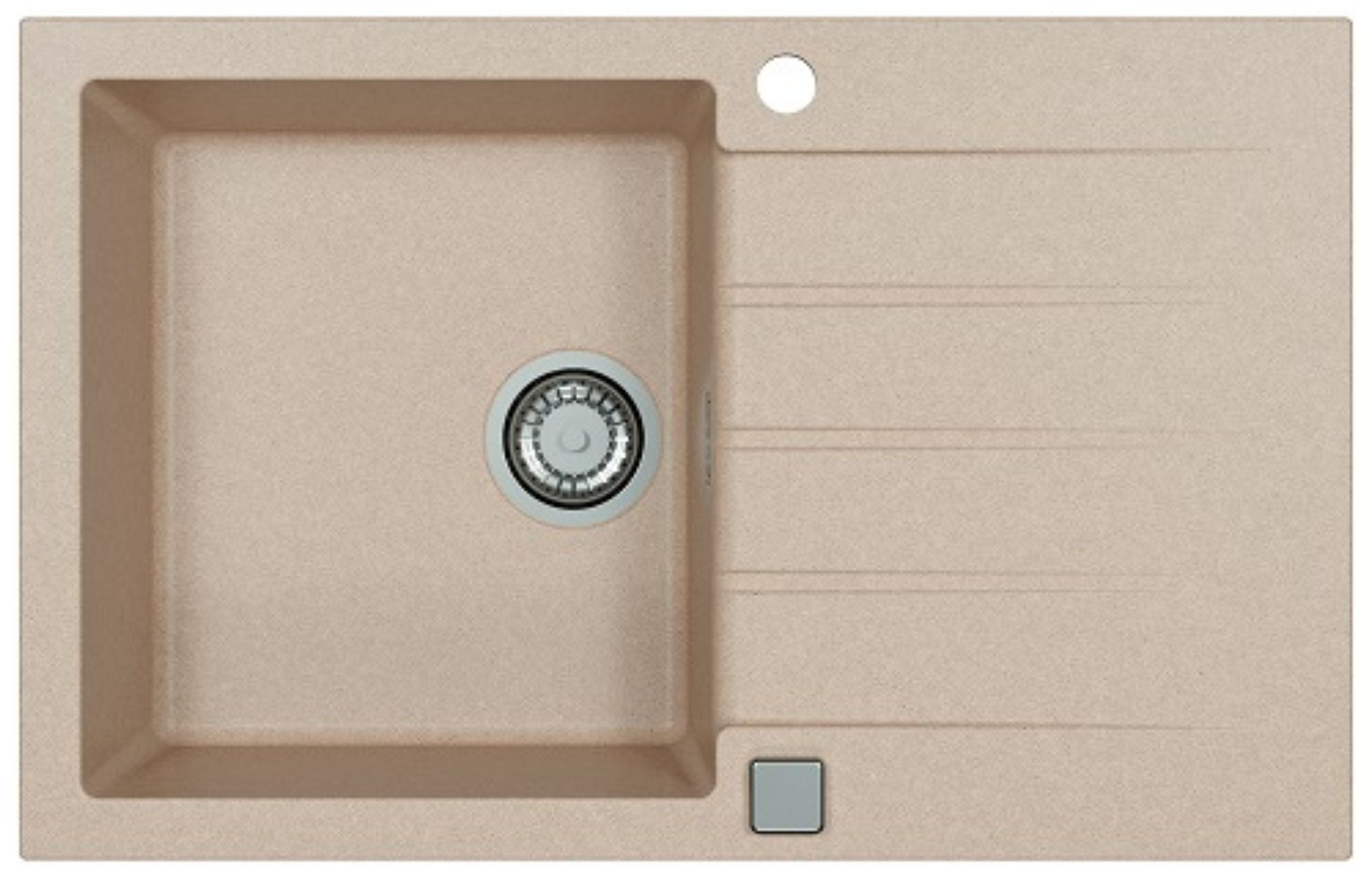 Alveus Cadit gránit mosogató 79x50 cm bézs 1132023