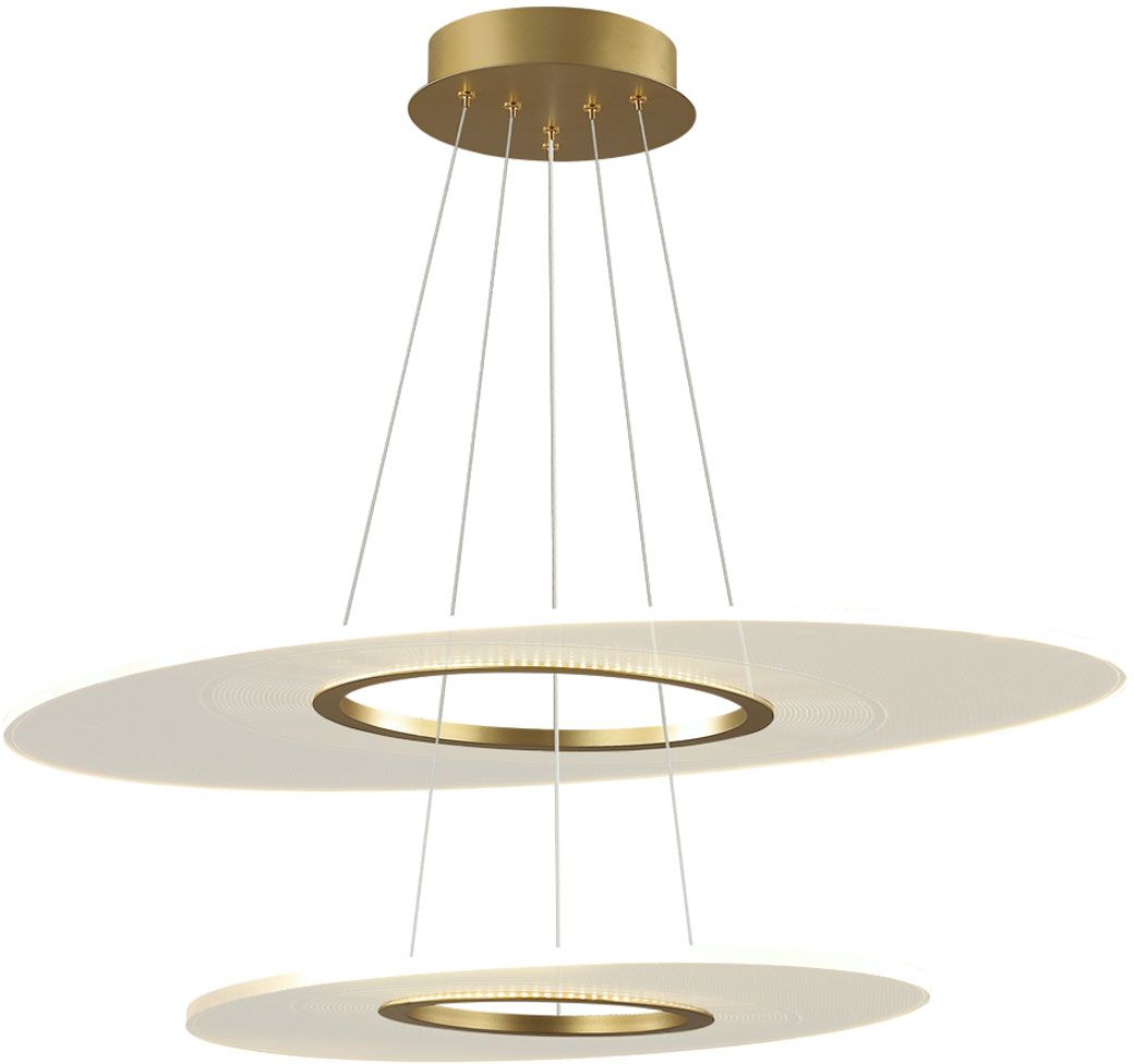 Altavola Design Eclipse függőlámpa 2x48 W átlátszó-arany LA116/P2_97_3k_gold