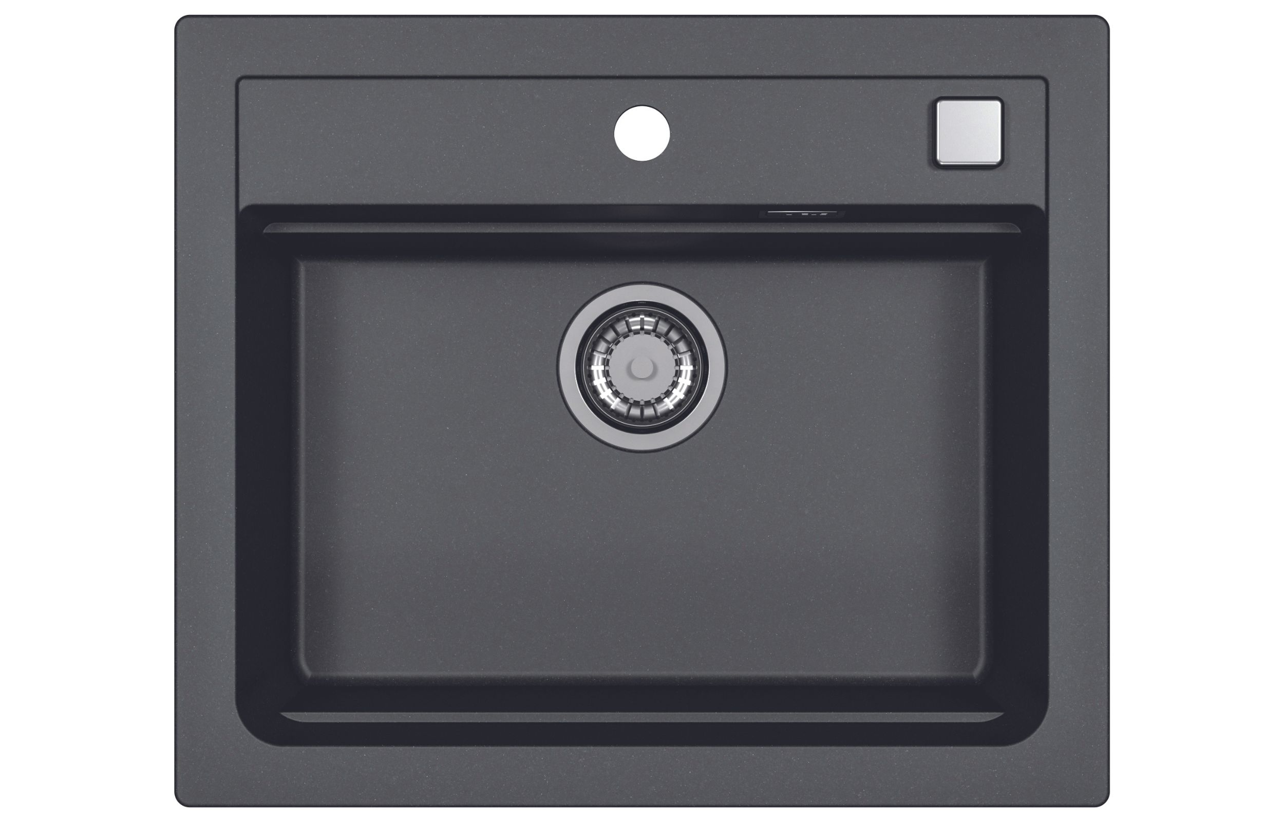 Alveus Atrox gránit mosogató 59x50 cm fekete 1131996