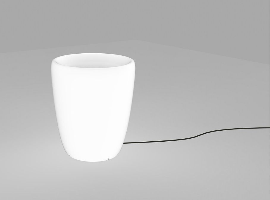 Nowodvorski Lighting Flowerpot kültéri állólámpa 1x60 W fehér 9711