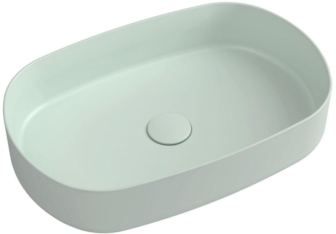 Isvea Infinity mosdótál 55x36 cm ovális mosdótálak zöld 10NF65055-2T
