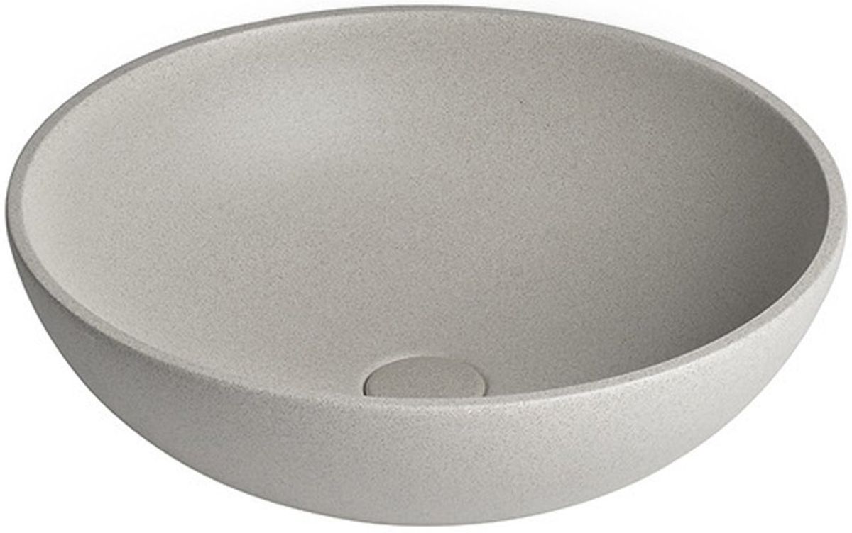 Sapho Turf mosdótál 44x44 cm kerek mosdótálak barna/bézs AR437