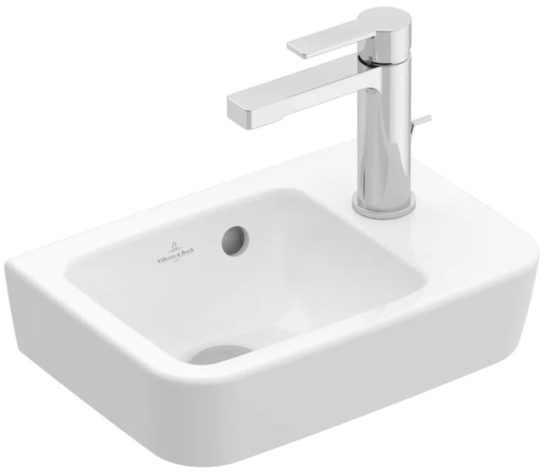 Villeroy & Boch O.Novo mosdótál 36x25 cm négyszögletes klasszikus fehér 43433601