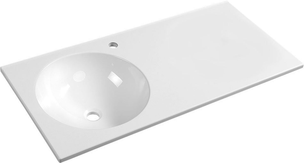 Sapho Juno mosdótál 100x47 cm négyszögletes klasszikus fehér JU101