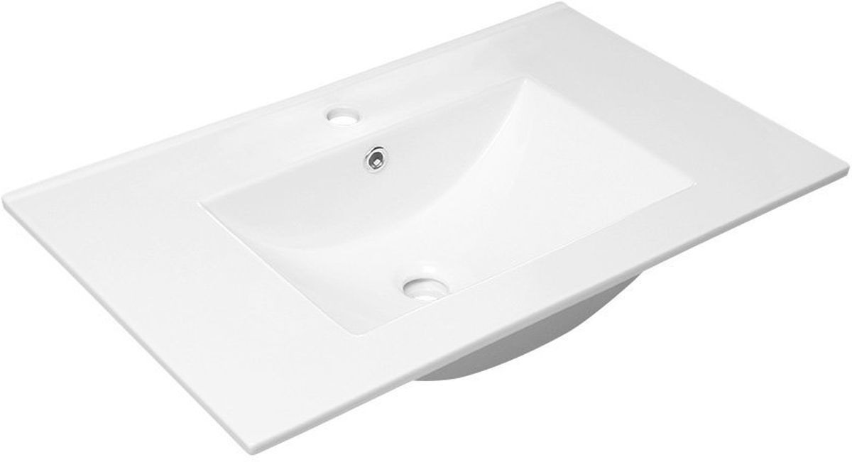 Sapho Slim mosdótál 76.5x47 cm négyszögletes beépíthető-süllyesztett fehér 1601-75
