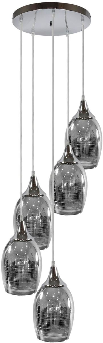 Candellux Marina függőlámpa 5x60 W króm 35-60198