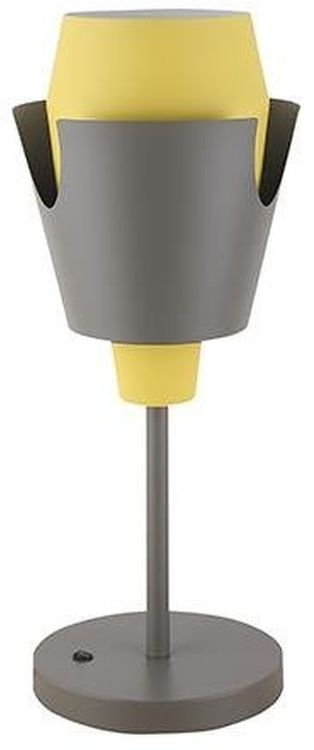 Ledea Falun asztali lámpa 1x40 W szürke-sárga 50501150