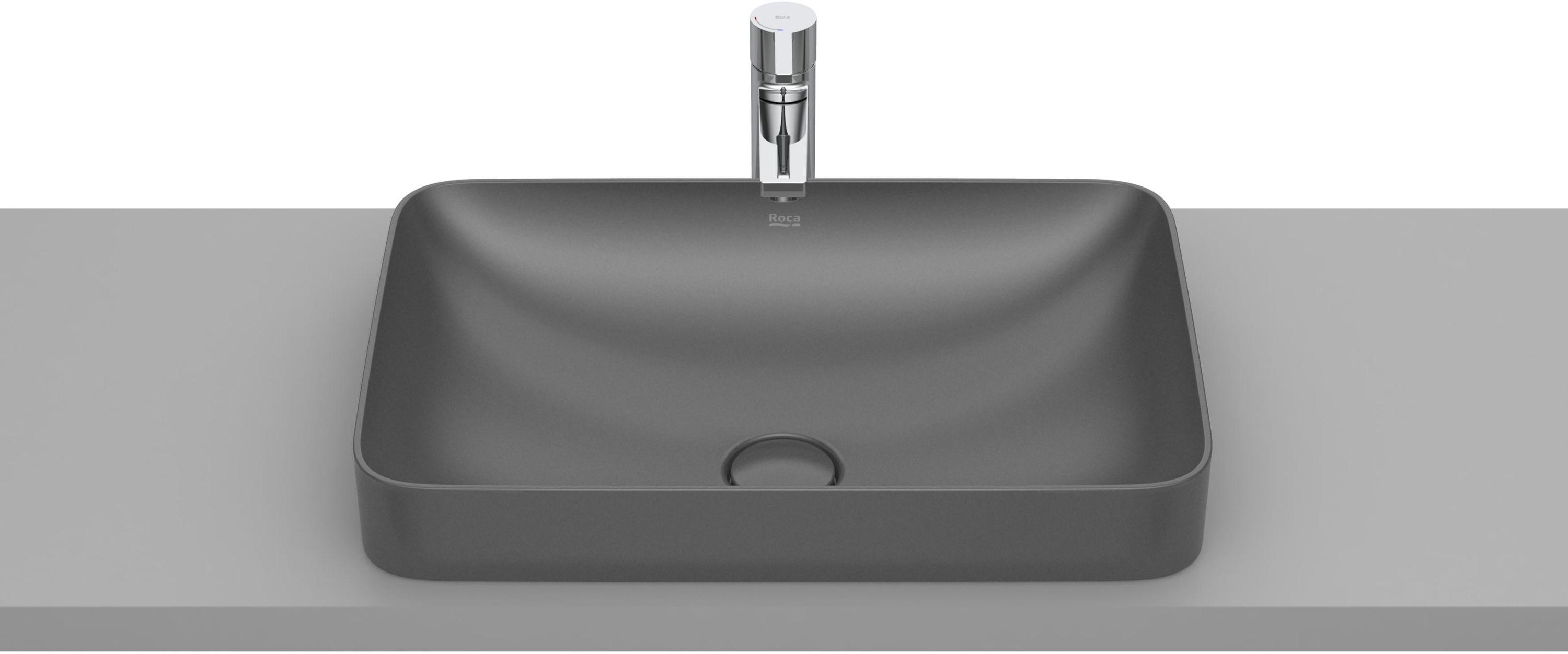 Roca Inspira mosdótál 55x37 cm négyszögletes süllyesztett A327534640