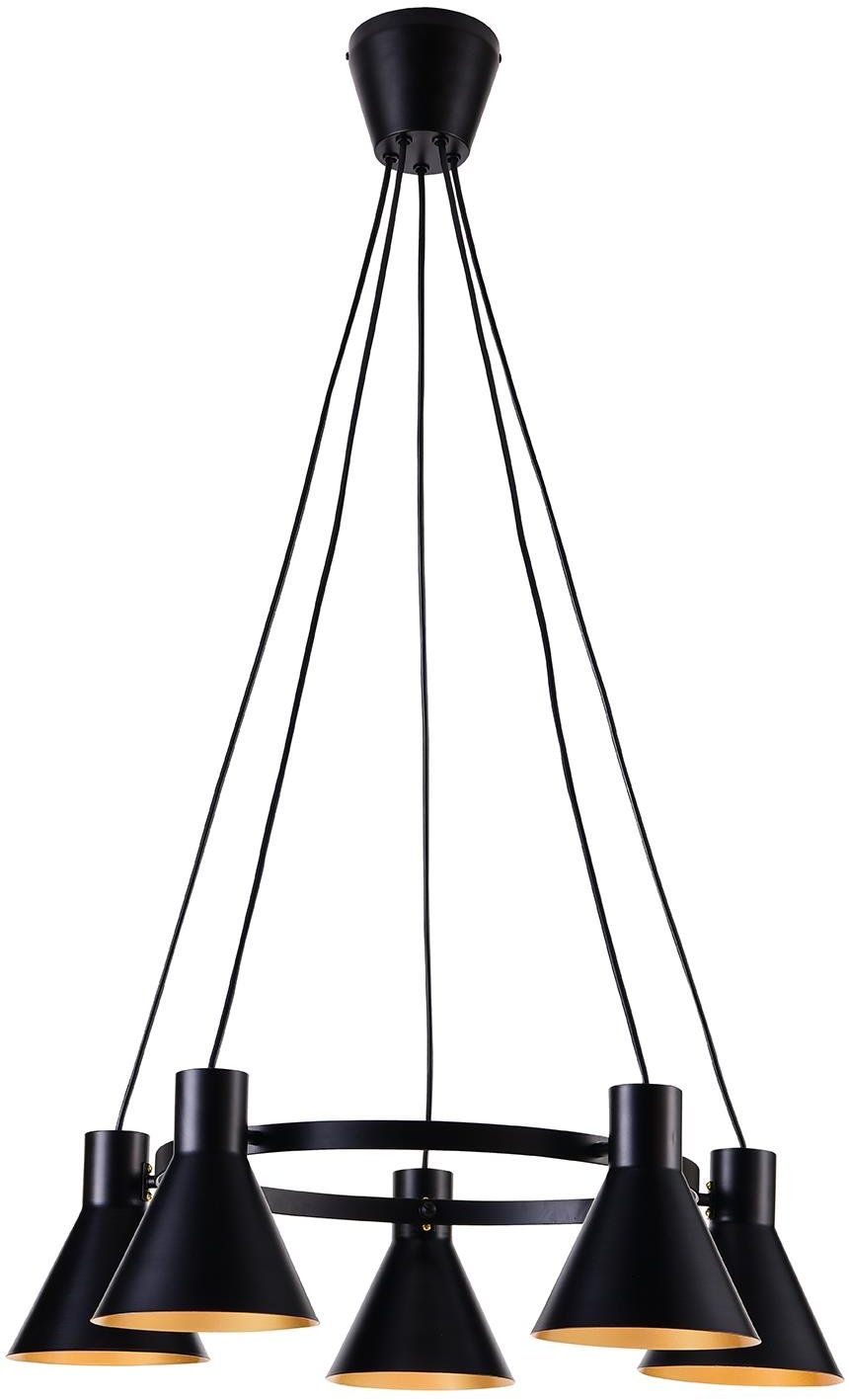 Candellux More függőlámpa 5x40 W fekete 35-71163