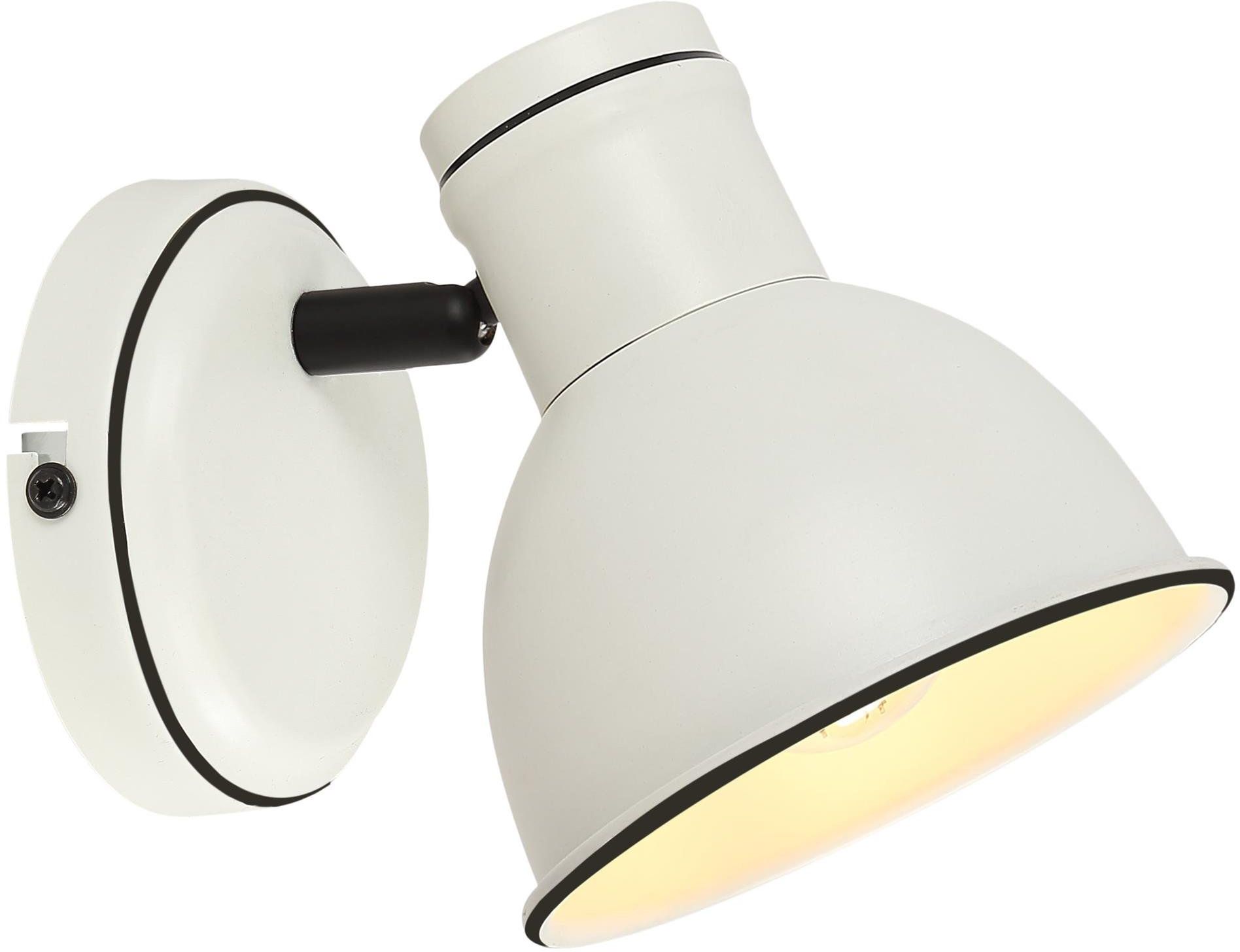 Candellux Zumba oldalfali lámpa 1x40 W fehér-fekete 91-72115