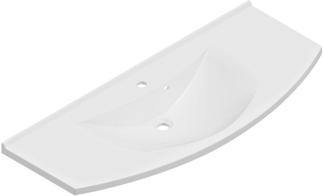 Sapho Aras mosdótál 120x50.5 cm félkör alakú beépíthető fehér 91211