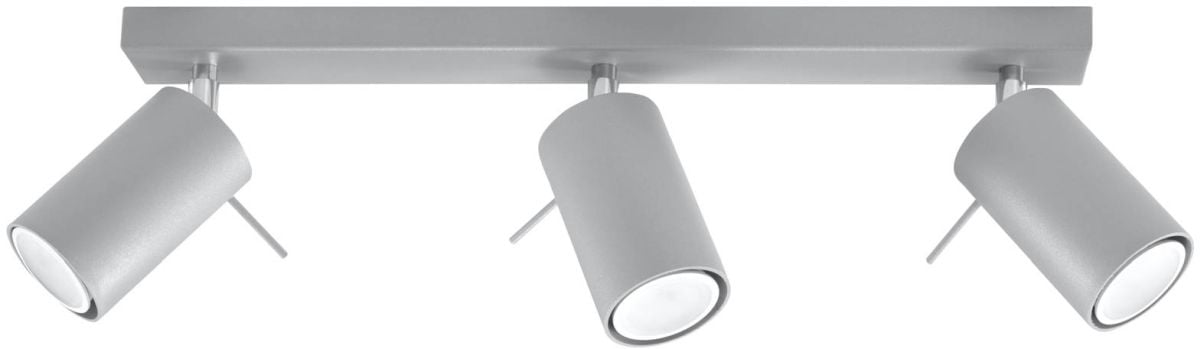 Sollux Lighting Ring mennyezeti lámpa 3x40 W szürke SL.0451