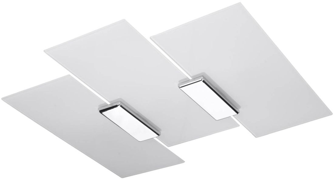 Sollux Lighting Fabiano mennyezeti lámpa 3x60 W fehér-króm SL.0198