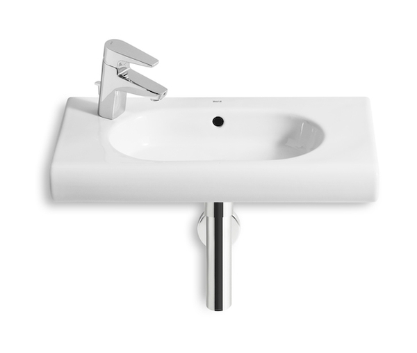 Roca Meridian-N Compacto mosdótál 60x32 cm négyszögletes klasszikus fehér A32724XS00