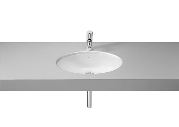 Roca Neo Selene mosdótál 51x39 cm ovális süllyesztett-alulról beépíthető fehér A322307S0C