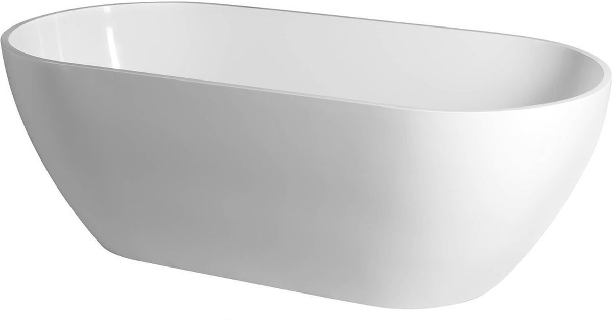 Polysan Reduta térben álló kád 171x81 cm ovális fehér 72842