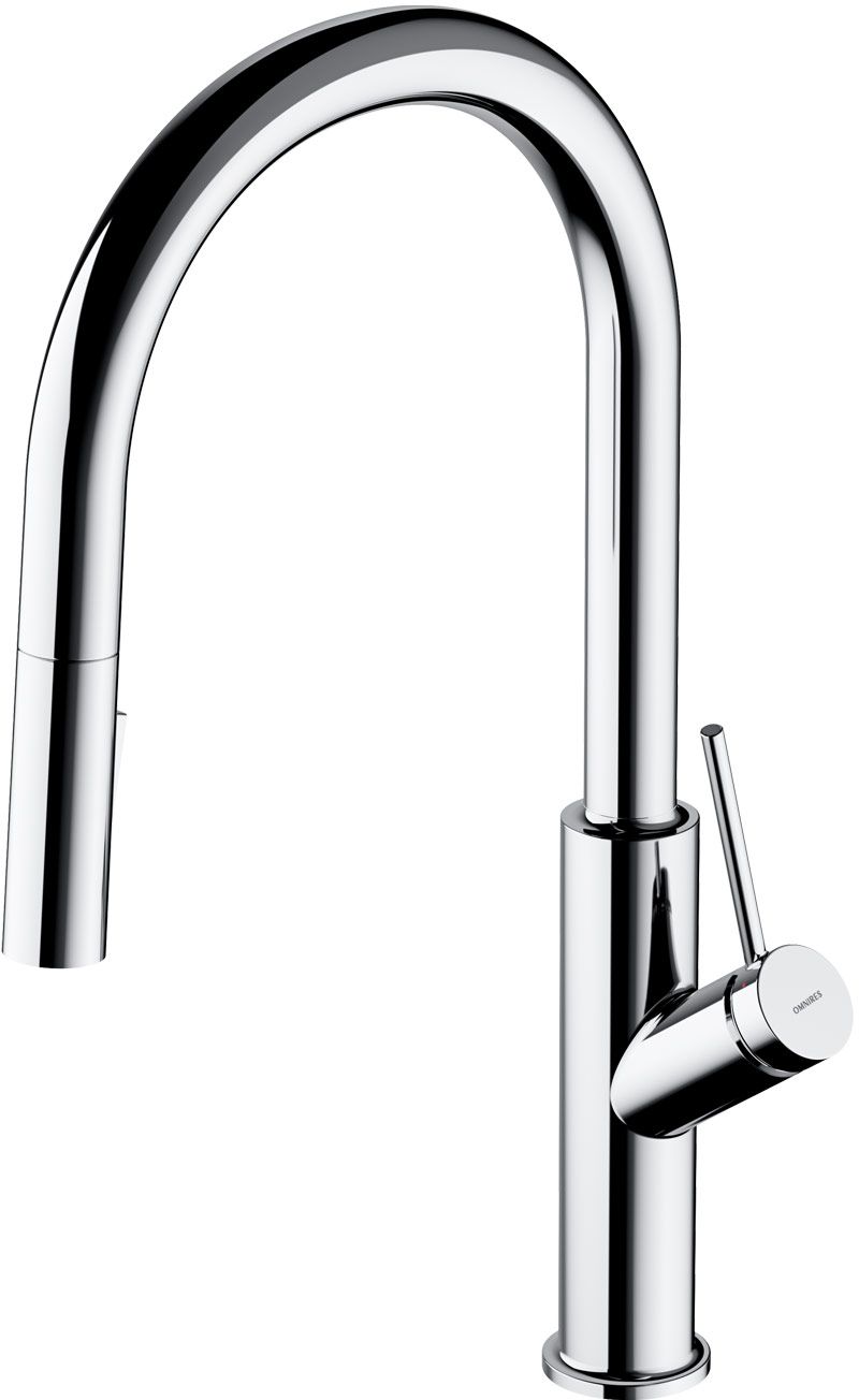 Omnires Bend konyhai csaptelep álló króm BE6455CR