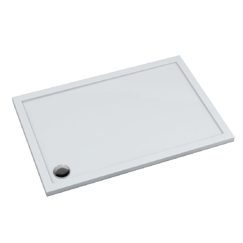Schedpol Corrina New téglalap alakú zuhanytálca 90x70 cm fehér 3.4363