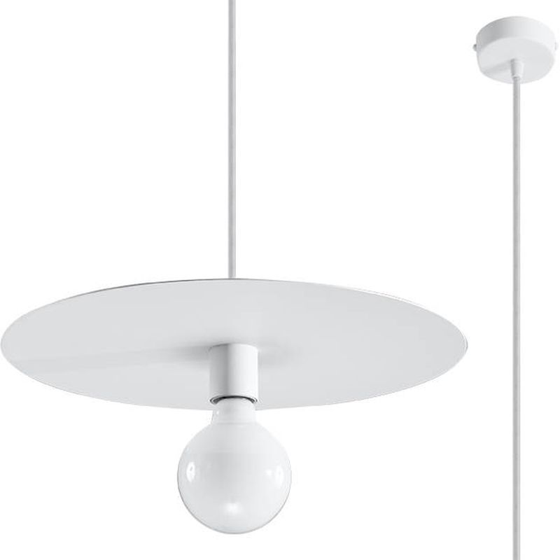 Sollux Lighting Flavio függőlámpa 1x60 W fehér SL.0852