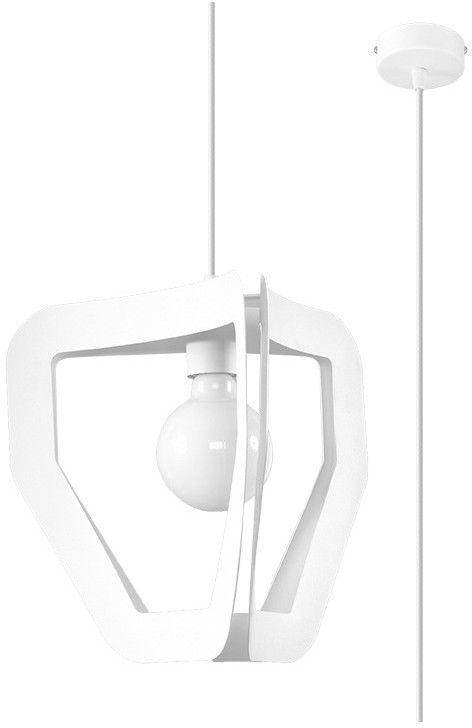 Sollux Lighting Tres függőlámpa 1x60 W fehér SL.0929